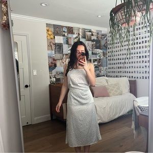 Blue Patterned Dress